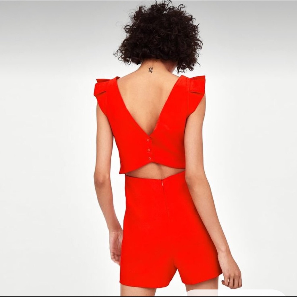 Zara Ruffle Jumpsuit